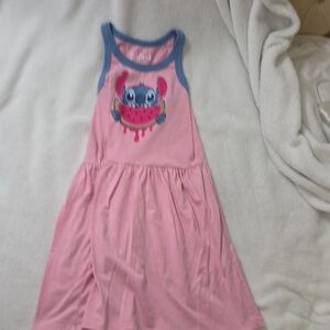 Pink Stitch Watermelon Tank Dress